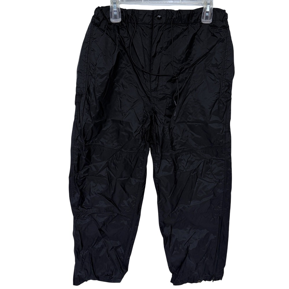 Black Bass Pro Shops Rain Pants Medium Waterproof Weather Raingear Fishing Nylon